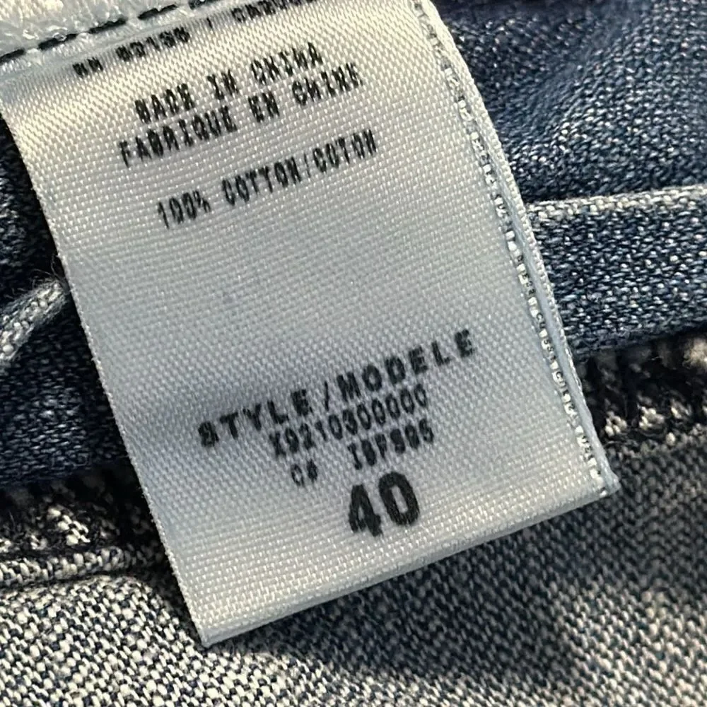 Guess Jeans Mens 40 Blue Light Wash Lightweight‎ Denim